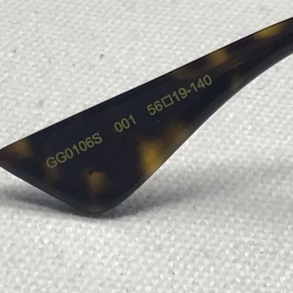 Gucci Black Gg0106s 001 Gg 0106s Grey Lens Sunglasses - Picture 7 of 10